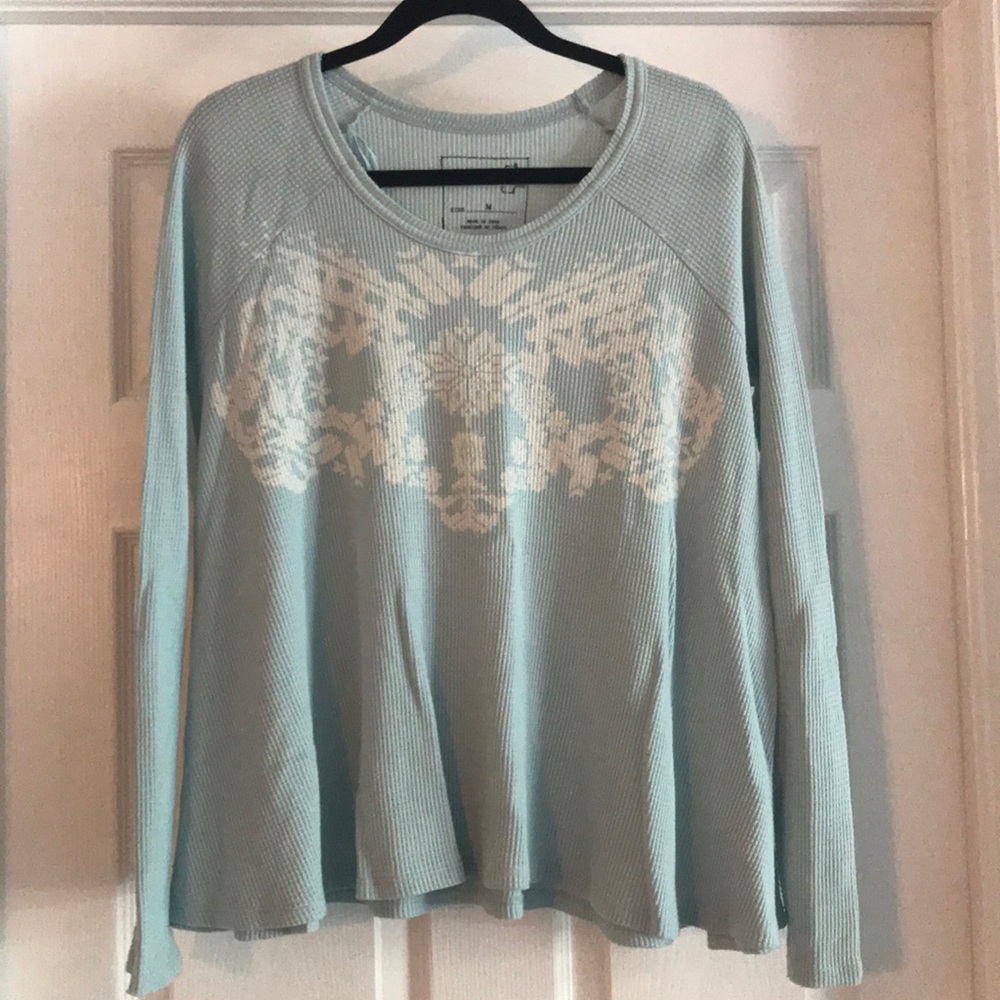Free People Waffle Long Sleeve